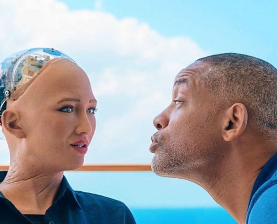 will smith sophia robot
